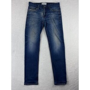 Springfield Slim Jeans Distressed Denim Blue Wash Mens Size W30 CN 170/76A